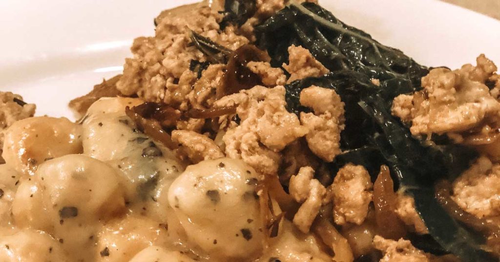 Turkey and Fennel Hash With Trader Joe's Sweet Potato Gnocchi